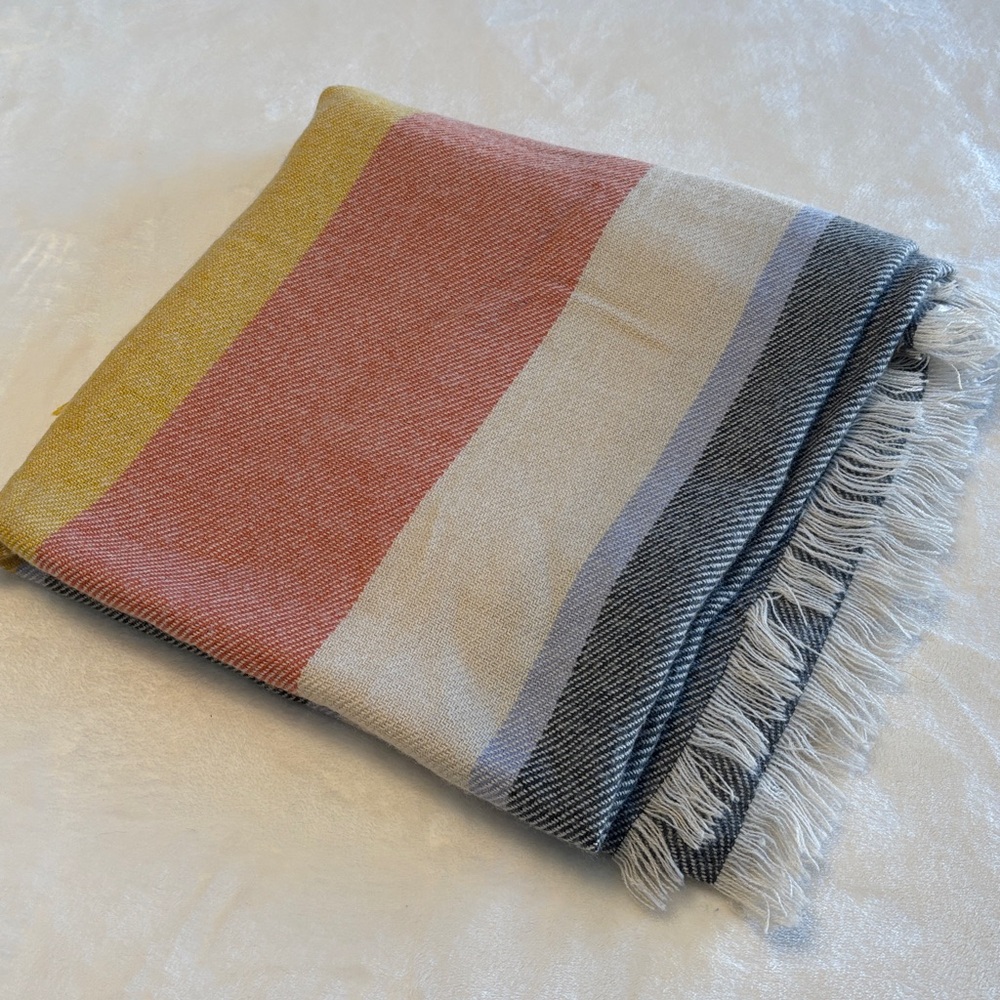 Madewell Multicolor Oversized Blanket Scarf or Throw - OS - Sassy1
